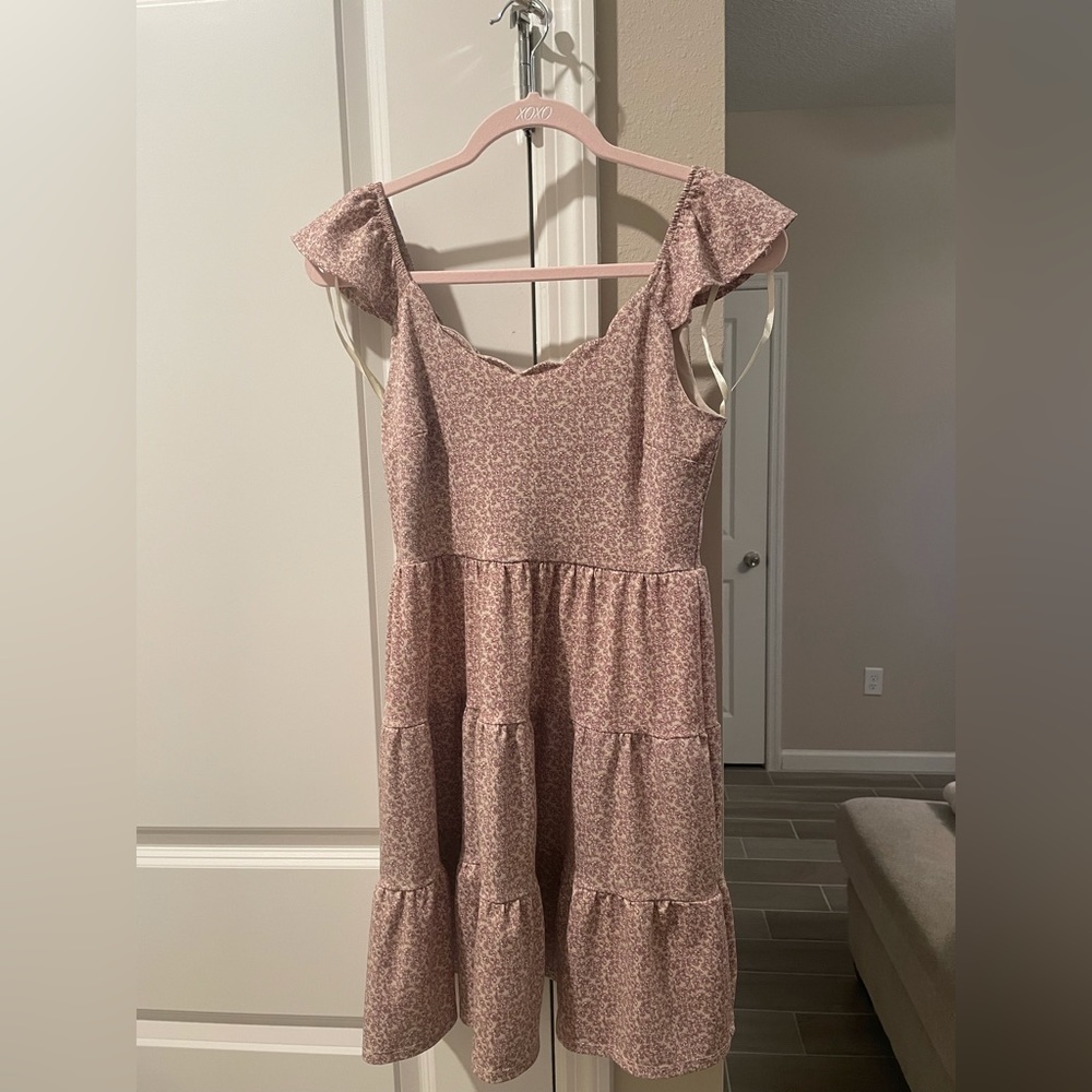 Light pink floral dress - Picture 2 of 2